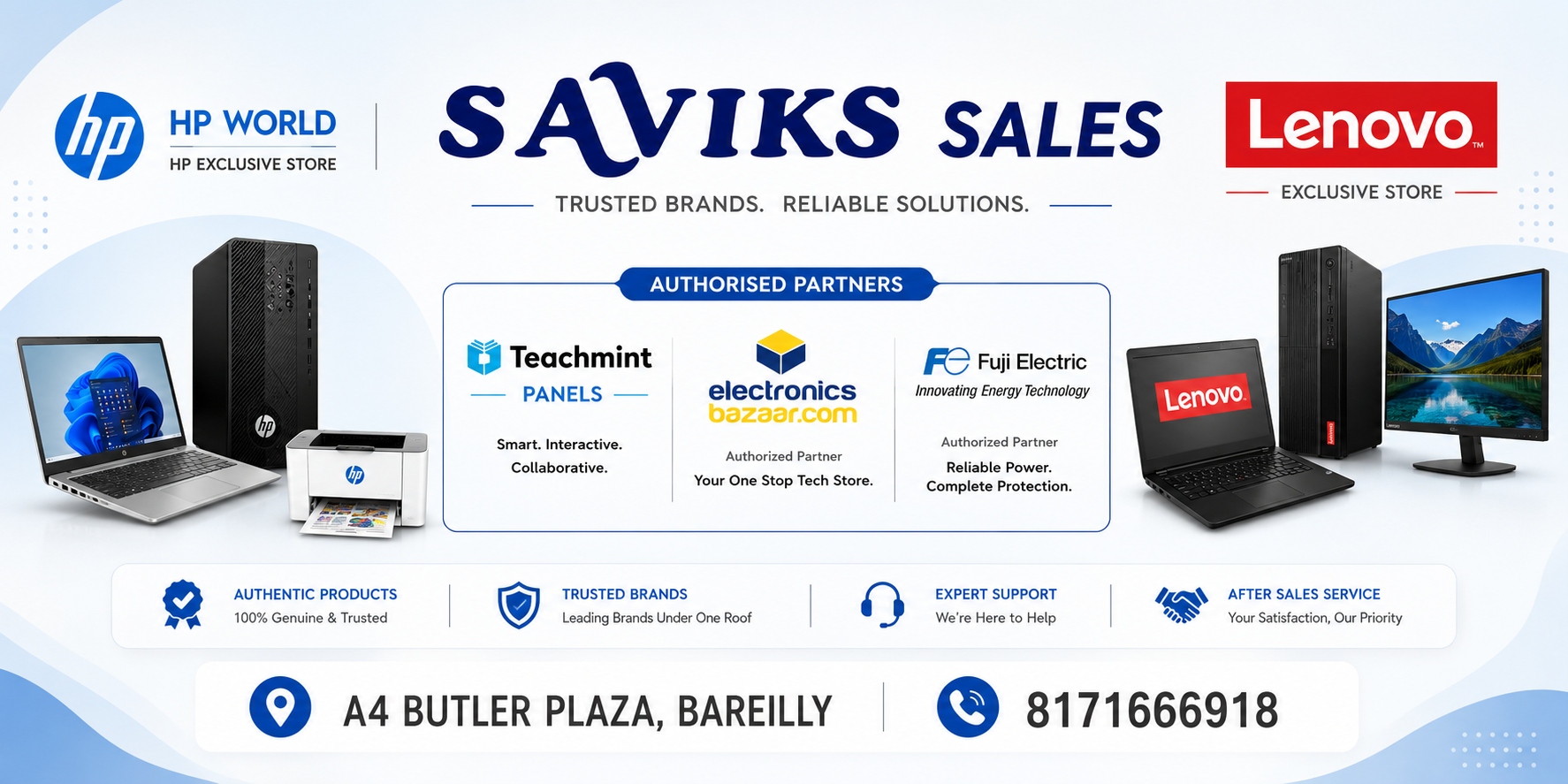 SAVIKS SALES banner